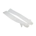 thumbnail image 2 of Guantes de novia Yinane de tul con encaje y dedos blancos, 2 of 8