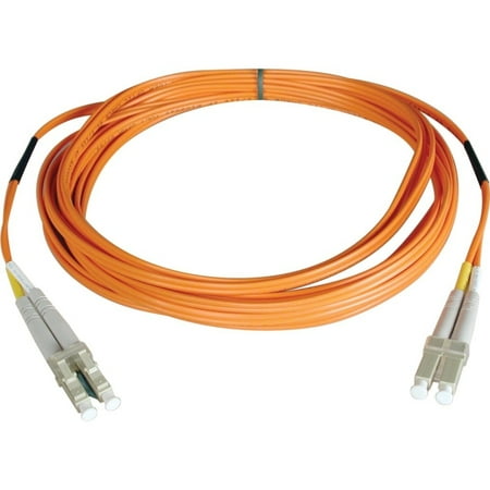 15 Meter Fiber Patch Cable (Tripp Lite 15M Duplex Multimode 62.5/125 Fiber Optic Patch Cable LC/LC 50' 50ft 15 Meter - LC Male - LC Male -)