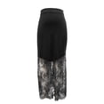thumbnail image 6 of GJSYRH Women Lace Patchwork Skirts High Waist A Line Y2K Elegant Maxi Long Skirts Party Boho Skirt, 6 of 6