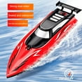 thumbnail image 2 of 1 Set Remote Control Boat High-Speed RC Boat Waterproof Dual-Motor Design Speedboat Water Toy for Kids, 2 of 7