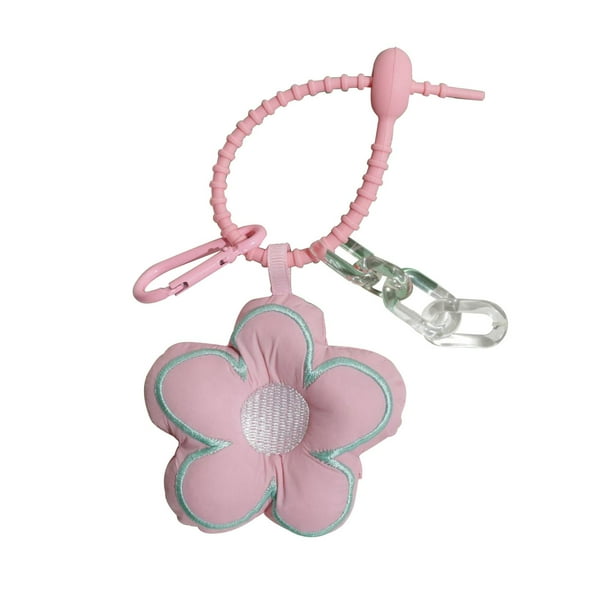 Llavero con forma de flor Yuyangstore colgante adorable para bolso decoración mochila