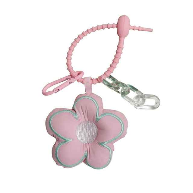 Llavero con forma de flor, colgante adorable para bolso, decoración para mochila y bolso