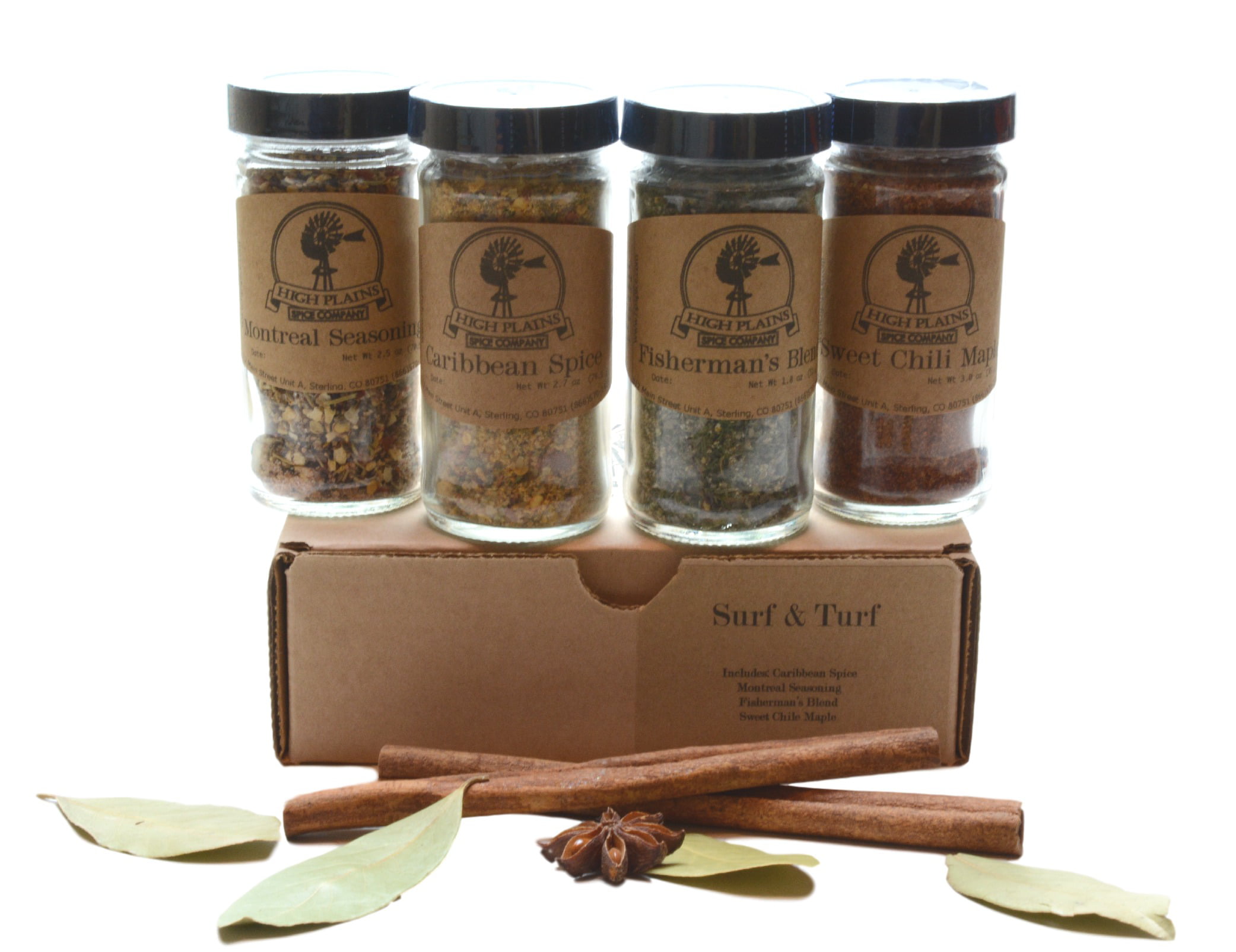 4-piece Spice Gift Set by Big Ls Blends 
