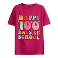 thumbnail image 4 of Womens Tops Women's 100 Days Of School Printed Shirt Short Sleeve Round Neck T Shirt Fashion Top Lightweight Soft Casual Outfit Clothes Shirts for Women, 4 of 4