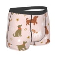 thumbnail image 4 of Uemuo Star Cute Dog Pattern Men's Boxer Briefs,Trunk Anti-Chafing,Comfortable, Durable, and Stylish Underwear-Small, 4 of 9