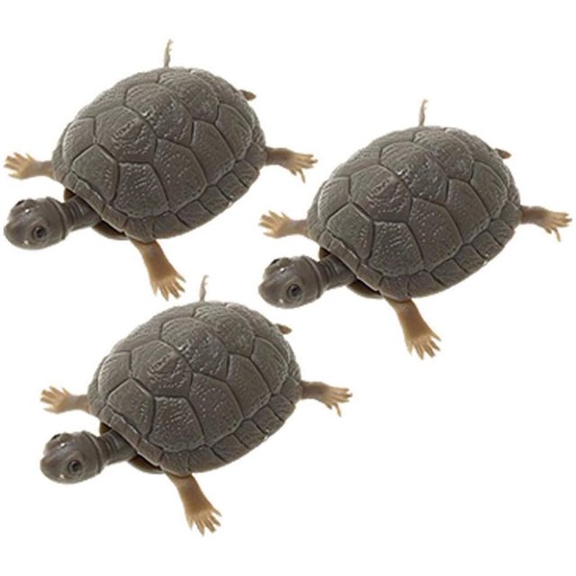 Pecera de tortuga falsa Artificial 3D realista, decoración creativa y útil JM
