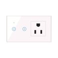 thumbnail image 1 of Bewildely Enchufe de pared inteligente enchufe de EE. UU. WiFi temporizador inalámbrico Control remoto interruptor de pantalla táctil toma de corriente Electrodomésticos TYPE1 NO1 Bewildely HA005243-02, 1 of 6