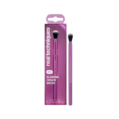 Real Techniques Blending Crease Makeup Brush for Smooth Eyeshadow Application