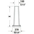 thumbnail image 2 of Duravit 0857910000 1930 Series Pedestal - White, 2 of 6