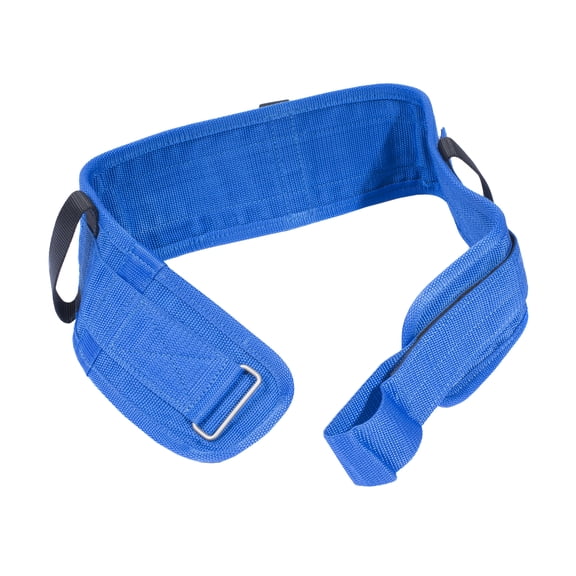Essential Medical Supply Blue Deluxe Transfer Belt with Hand Holds - Perfect for Elderly and Senior Assistance with Gait and Patient Lifts