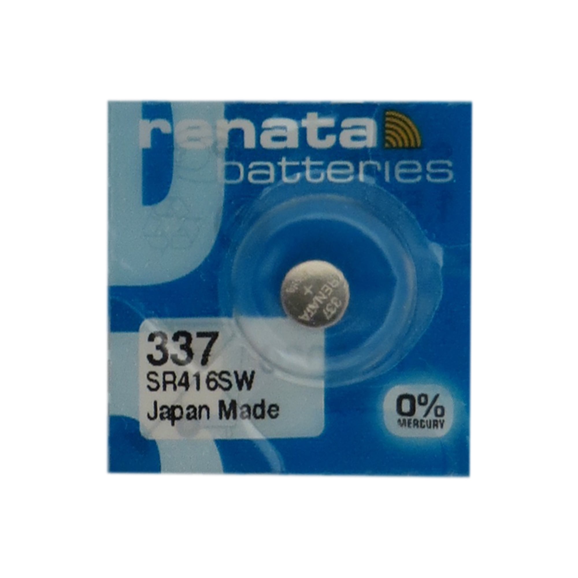 25 x 337 / SR416SW Renata Silver Oxide Button Batteries