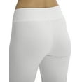 thumbnail image 3 of No nonsense Women's Ultimate Cotton Wide Waistband Capri White M, 3 of 3
