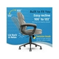 thumbnail image 6 of Click365 Transform 2.0 Ergonomic Mid Back Desk Chair Fabric Grey, 6 of 8
