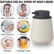 thumbnail image 5 of Dispensador de jabón de manos en loción de cerámica, bomba fácil de presionar, dispensador de desinfectante de manos para baño recargable, 5 of 5