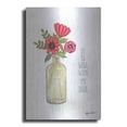thumbnail image 1 of Luxe Metal Art 'Red Blossoms - Prayer' by Annie LaPoint, Metal Wall Art, 24"x36", 1 of 8