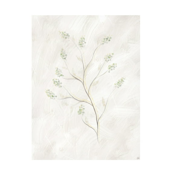 Canvas Wall Art - Line and Brush 'Wild Twigs' Wall Art for Living Room, Bedroom, or Office Décor by Trademark Fine Art - 14 x 19 Inches