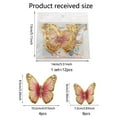 thumbnail image 5 of witspace 12 Pcs 3D Butterfly Wall Decor Wall Stickers, Stereoscopic Decorative Background Decoration, 12 Butterflies Decorations, Removable Butterfly Wall Decor Stickers, 5 of 7