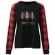 thumbnail image 5 of Puntoco, camiseta de manga larga suelta con cuello redondo y estampado informal a la moda de verano para mujer, blusa, Jersey Puntoco Puntoco-1825, 5 of 8