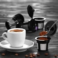 thumbnail image 5 of OFEFE 4 Pcs Compatible with Keurig 1.0, Keurig 2.0,Etc,Reusable K Cups for Keurig - 4 Black Refillable Kcups Coffee Filters for Keurig Coffee Makers, 5 of 7
