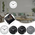 thumbnail image 2 of Wmool Horloge Murale Silencieuse Sans Tic-Tac 8 Pouces Quartz Horloge Ronde à Pile Maison G6, 2 of 8