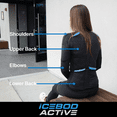 thumbnail image 2 of Icebod Active Women's Long Sleeve Compression Shirt with Custom Pockets & 8 Reusable Ice Pack Gels for Shoulder, Elbow & Back Recovery, 2 of 8