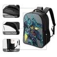 thumbnail image 4 of Mobile Suit Gundam Backpacks 16 Inch Lightweight Casual Bookbags Travel Daypack Bookbags for Camping Hiking, 4 of 6