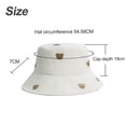 thumbnail image 2 of Sombrero de verano con circunferencia de 54-58 cm, sombrero de pescador con oso bordado para mujer, sombrero para lavabo, sombrero protector solar para exteriores, 2 of 5