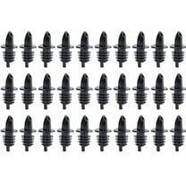 30 Pieces Plastic Bottle Pourer or Liquor Spout Pourer - Versatile as a Drink Pourer, Alcohol Pourer Spouts and Syrup Easy Pourer Dispense - Easy Install, Durable, Professional Bar Tool（black）