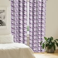 thumbnail image 2 of Ambesonne Butterfly Window Curtains, Abstract Exotic Wings, Each 28" W x 84" L, Pale Pink Lavender, 2 of 4