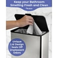 thumbnail image 3 of Sanitary Napkin Disposal Receptacle, Tampon Disposal Bin -Wall Mounted Trash Can for Bathroom with Removable Container for Improved Hygiene. Easy Mount to Any Wall/Partition. Includes No-Drill Option, 3 of 8