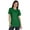 Green, variant on Inkmeso Womens Basic Crewneck Tshirt Short Sleeve Regular Fit Long Tee Workout Top