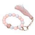 thumbnail image 3 of Keychain Bracelet,Keychain Bracelet Silicone Beads Key Ring Bangle Beaded Wristlet Exceptional Craftsmanship, 3 of 14