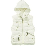 No Boundaries - Juniors Bubble Vest with Detachable Hood