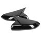thumbnail image 4 of Tapas de la cubierta del espejo retrovisor adicionales para Honda Civic 10th 2016-2020 (negro brillante) Jadeshay A, 4 of 8