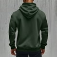 thumbnail image 5 of safuny Mens Zip Up Hoodies Sweatshirt Casual Workout Athletic Travel with Pockets Fall Jacket Army Green L, 5 of 7