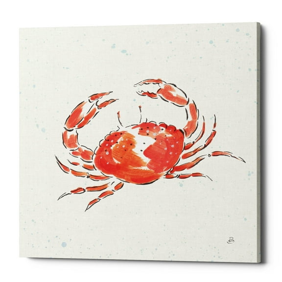 Epic Graffiti 'Maritime XI' by Daphne Brissonnet, Giclee Canvas Wall Art, 12"x12" 12" x 12"