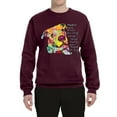 thumbnail image 3 of Colorful Pitbul | People Will Know How Large Your Soul | Dean Russo Art Animal Lover Unisex Crewneck Sweatshirt, Maroon, Small, 3 of 6