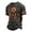 A-Black4418, variant on XIAOCHA Men's Halloween Witch Print T Shirt Short Sleeve Crew Neck Salem Broom Pullover Top, Black, Sizes L
