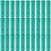 LQQBOX 30 Pieces Cold Wave Plastic Curlers for Hairdressing Styling (Green, 0.98 Inch/ 2.5 cm)