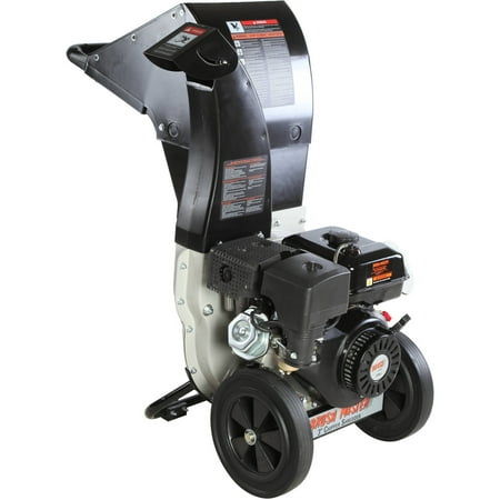 Brush Master 3” diameter feed, 3-in-1 top discharge 270cc Chromium Steel Gas Wood Chipper