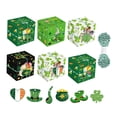 thumbnail image 2 of Caja de regalo del Día de San Patricio, 12 Uds., cajas de cartón con ventana de exhibición, cajas de golosinas para , pasteles de Chocolate, 2 of 7