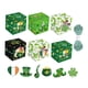 thumbnail image 2 of Caja de regalo para el Día de San Patricio, 12 Uds., cajas de cartón, caja de regalos pequeña con ventana transparente para dulces, pasteles,, 2 of 7