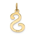 thumbnail image 3 of Diamond2Deal 14K Yellow Gold Letter S Initial Charm Pendant for Women, 3 of 6