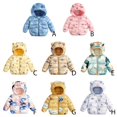 thumbnail image 7 of Toddler Baby Girl Boy Hooded Cartoon Snowsuit Light Puffer Jacket Winter Coat 1-6T, 7 of 7