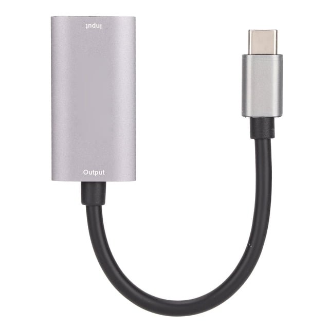 Interfaz multimedia USB C a HD Tarjeta de captura de vídeo portátil Entrada 4K Captura de juegos Full HD para PS4