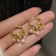 thumbnail image 4 of Pendientes de estilo coreano Pendientes de nube Pendientes sencillos de estilo coreano Pendientes elegantes con borlas y perlas Super Fairy, 4 of 5
