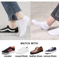 thumbnail image 6 of Ankle Socks Women's No Show Thin Athletic Running Low Cut Short Socks (5/8Pairs), 6 of 12
