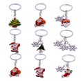 thumbnail image 3 of Cute Mini Christmas Snowman And Snowflake Design Handbag Keychain Key Ring Decorative Car Key Chain Trinket Souvenir Christmas Gift Key Pendant, 3 of 3