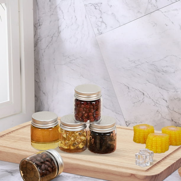 20 Pcs Small Glass Jars 50ml Glass Bottles Glass Food Can Grain