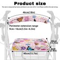 thumbnail image 6 of HELLHERO Rollator Walker Cover Butterfly Daisy Rollator Seat Back Cover for The Elderly Anti-Slip Cover Easy Install for Improved Comfort, 6 of 7
